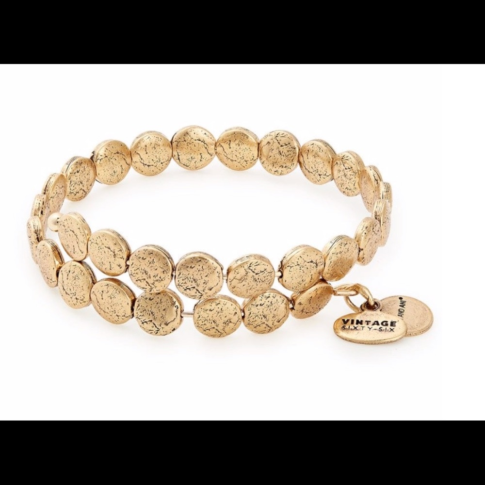 Alex and Ani Gold Colin Wrap